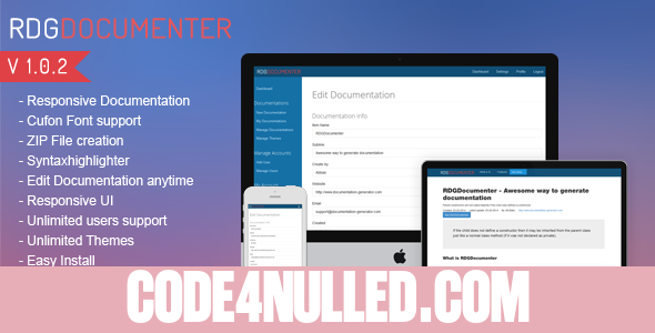 Responsive Documentation Generator v1.0.2