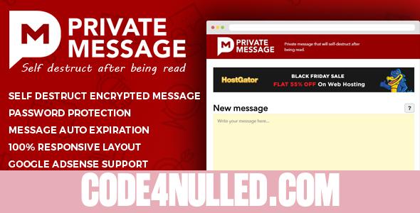 Private Message PHP Script