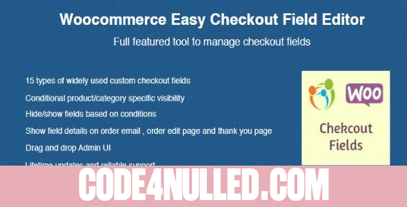 Woocommerce Easy Checkout Field Editor v2.7.3