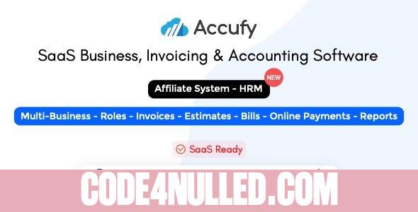 Accufy v2.6 - SaaS Business & Accounting Software - nulled