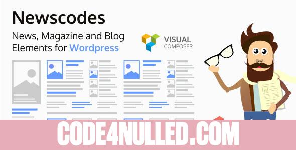 Newscodes v2.2.0 - News, Magazine and Blog Elements for Wordpress