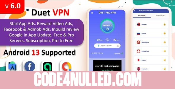 Duet Pro VPN App v6.0 - Secure VPN App & Fast VPN