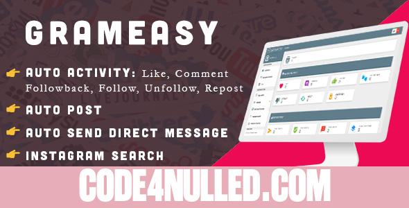 GramEasy v1.9 - Instagram Automatic Tool