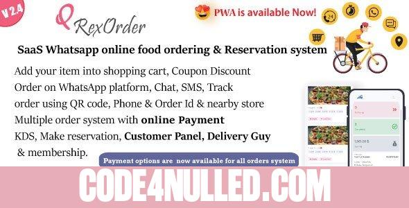 QrexOrder v2.7 - SaaS QR Multiple Restaurants - nulled