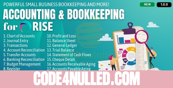 Accounting and Bookkeeping plugin for RISE CRM v1.0