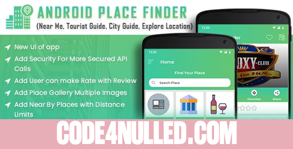 Android Place Finder (Near Me, Tourist Guide, City Guide, Explore Location, Admob with GDPR)