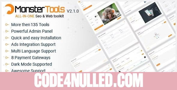 MonsterTools v2.1.0 - The All-in-One SEO & Web Toolkit, like a Swiss Army Knife - nulled