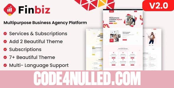 FinBiz v2.1.0 - Multipurpose Business Agency Platform