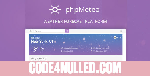phpMeteo v1.8 - Weather Forecast Platform