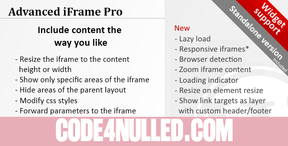 Advanced iFrame Pro v2019.1