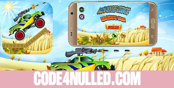 Monster Truck Machine Gun With Admob Banner & Interstitial (Android Studio Project)
