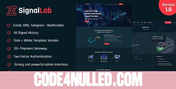 SignalLab v1.0 - Forex And Crypto Trading Signal Platform - nulled