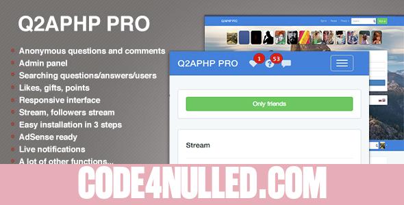 Q2APHP PRO v2.0.2 - q&a social network