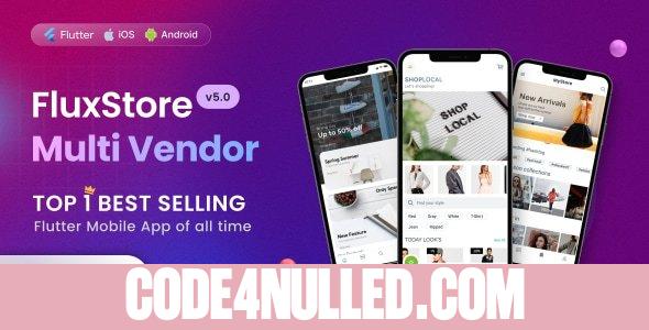 Fluxstore Multi Vendor v5.3 - Flutter E-commerce Full App