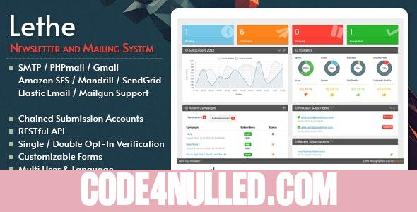 Lethe PHP Newsletter & Mailing System v3.0