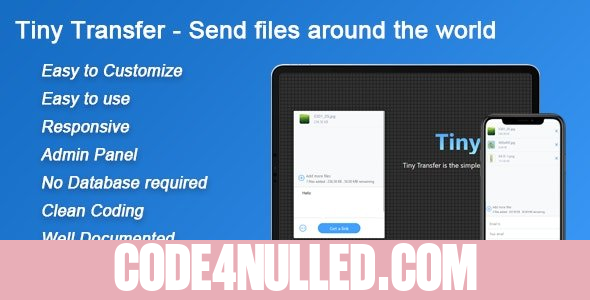 TinyTransfer v1.0 - Send files around the world