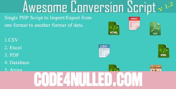 Awesome Conversion Script