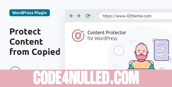 Content Protector for WordPress v1.0.6 - Prevent Your Content from Being Copied