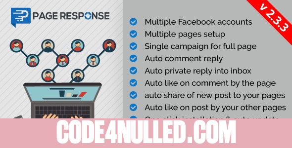 PageResponse - A EZ Inboxer Add-On : Auto Comment/Private Reply & Like/Share For Full Facebook Page