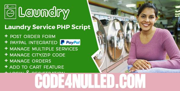 Laundry Service PHP script v3.0