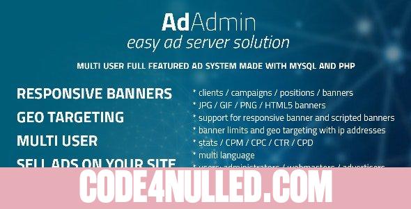 AdAdmin v4.2.8d - Easy full featured ad server