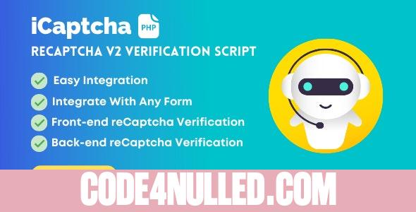 iCaptcha v1.0 - Frontend & Backend reCaptcha Verification