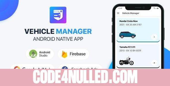 Vehicle Manager with Php Backend - Android (Kotlin) v1.3