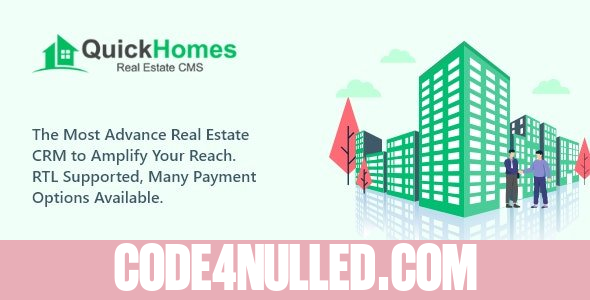 QuickHomes v1.3 - Real Estate CMS PHP Script