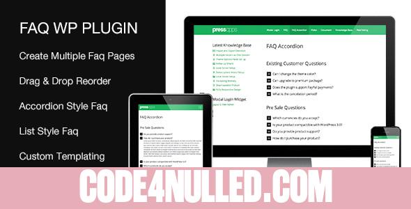 Accordion FAQ WordPress Plugin v2.1.0