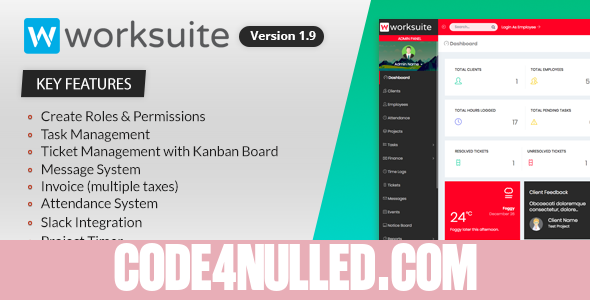 WORKSUITE v1.6.1 - Project Management System