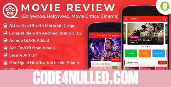 Android Movie Review App (Bollywood, Hollywood, Movie Critics, Cinema) v1.0
