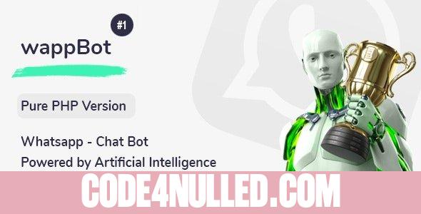 wappBot v1.0 - Chat Bot Powered by Artificial Intelligence #1 [PHP Version]