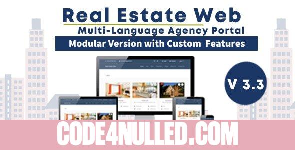 Real Estate Web v3.7 - with Agency Portal and Multi-Language Management System