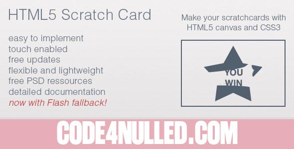 HTML5 Scratch Card