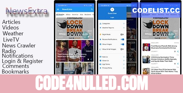 NewExtra - Flutter App For Android & IOS - 13 November 2021