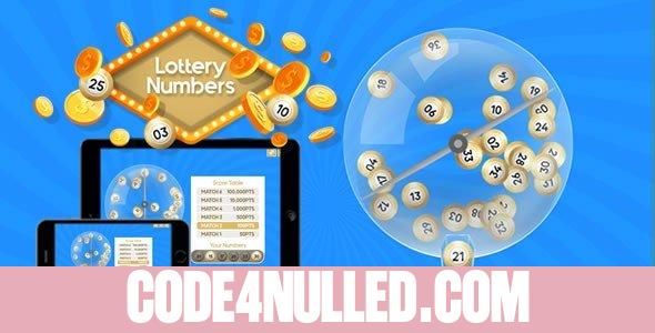 Lottery Numbers v2.0 - HTML5 Game