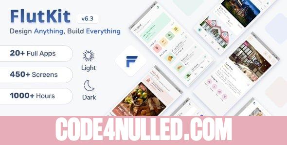 FlutKit v3.6.0 - Flutter UI Kit