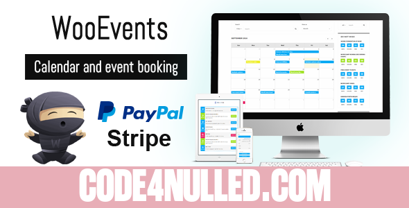 WooEvents v3.6.4 - Calendar and Event Booking