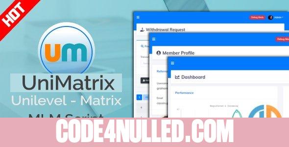 UniMatrix Membership v1.5.0 - MLM Script