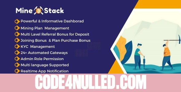 MineStack v1.0 - A Cloud Mining Platform