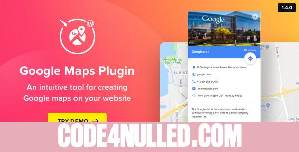 WP Google Maps v1.4.0 - Map Plugin for WordPress