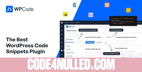 WPCode Pro v2.1.7 - The Best WordPress Code Snippets Plugin