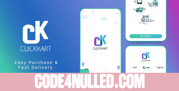 Clickkart v1.0 - Multi Vendor Shopping Android App
