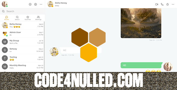 Clover v2.9.2 - Real-Time Messaging, Audio & Video Conferencing Web App - Node.js, React, WebRTC, Socket.IO