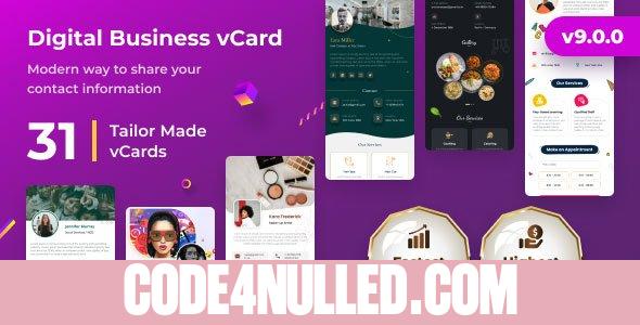vCard SaaS v12.0.0 - Business Card Builder SaaS - Laravel VCard Saas - NFC Card