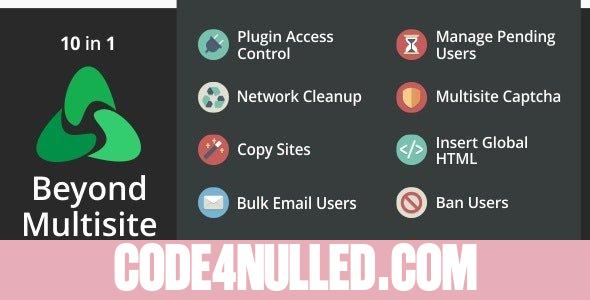 Beyond Multisite v1.17.1 - Utilities for WordPress Network Admins
