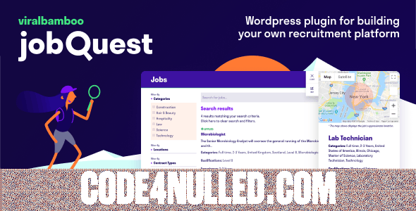 jobQuest v1.0.0 - WP Job Recruitment Board