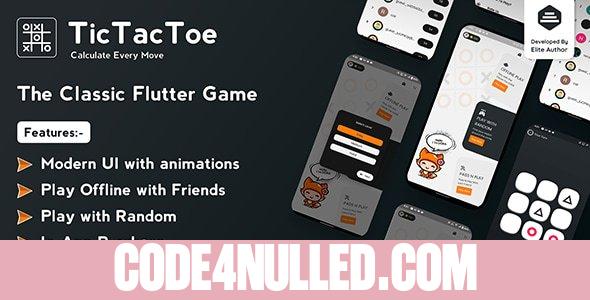 Tic Tac Toe v1.1.1 - The Classic Flutter Tic Tac Toe Game
