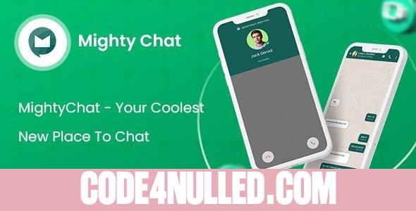 MightyChat v2.4.1 - Chat App With Firebase Backend + Agora.io