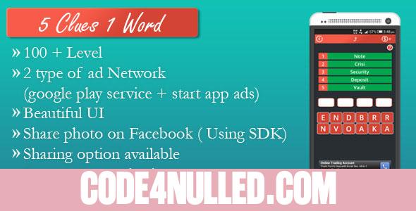 5Clues1Word - Word Game